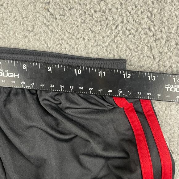 Adidas Men's X-Small Black Red Polyester Entrada 22 Athletic Soccer Shorts - Picture 8 of 13